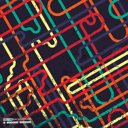 Abstract retro background. Vector illustrationのイラスト素材