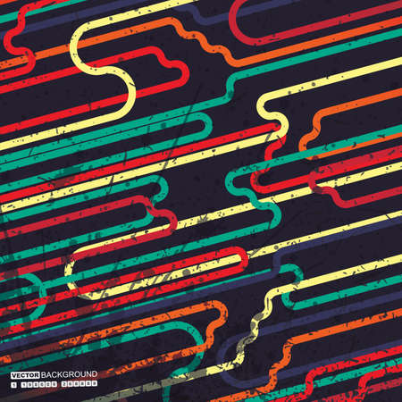 Abstract retro background. Vector illustrationのイラスト素材