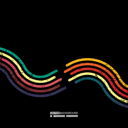 Abstract retro background. Vector illustrationのイラスト素材