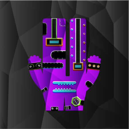 Colorful Monster . Cartoon illustrationのイラスト素材