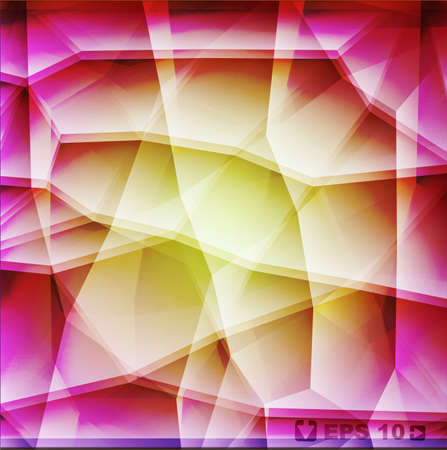 Abstract colorful polygonal background for different use. Vector illustration.のイラスト素材