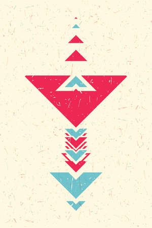 Decorative grunge background with arrows