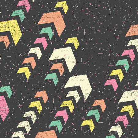 Abstract grunge background with arrows. Vector illustrationのイラスト素材