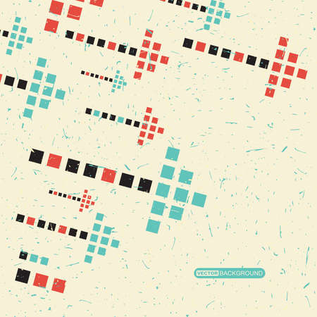 Abstract grunge background with arrows. Vector illustrationのイラスト素材