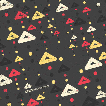 Abstract grunge background with arrows. Vector illustrationのイラスト素材
