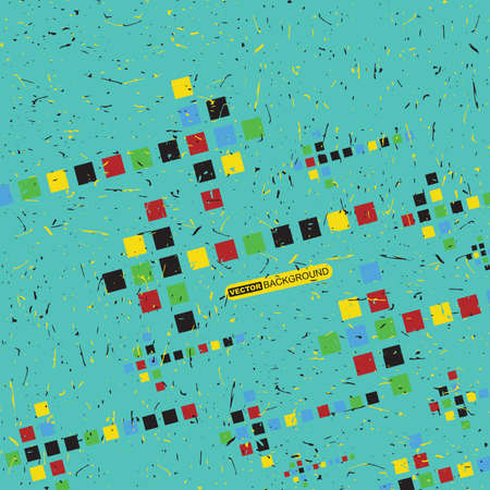 Abstract grunge background with arrows. Vector illustrationのイラスト素材