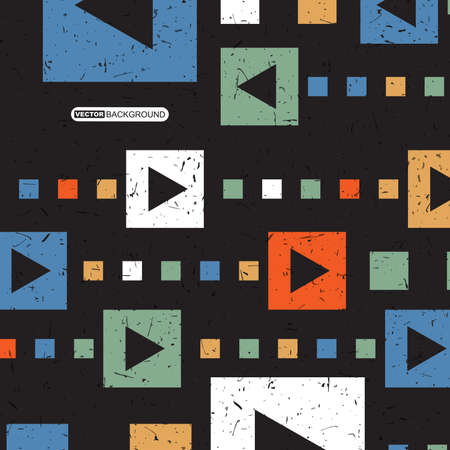 Abstract grunge background with arrows. Vector illustrationのイラスト素材