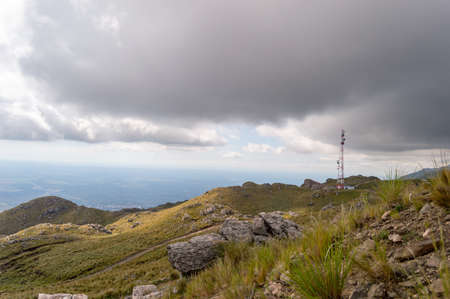 View from the mountain in the Province of San Luis Sierras Cordoba and San Luis Argentineの写真素材