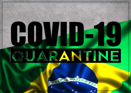COVID-19 - Illustration - quarantine and prevention concept against the coronavirus outbreak and...