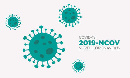 Coronavirus Covid 19 vector icon. Pandemic Coronavirus flat illustration EPS.のイラスト素材