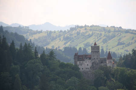 Bran Castle In Brasov Romaniaのeditorial素材