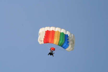 Skydiver Parachute Open, Sky, Adrenalineのeditorial素材