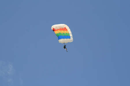 Skydiver Parachute Open, Sky, Adrenalineのeditorial素材