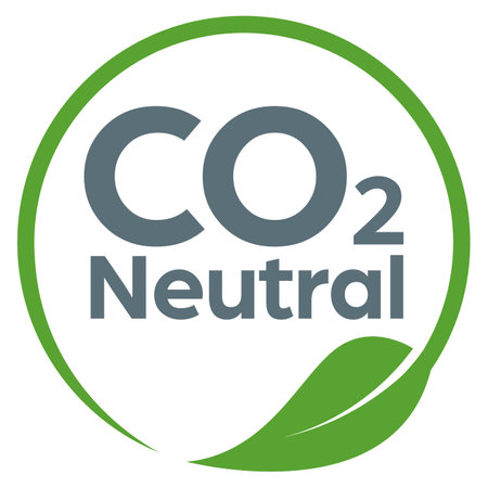 CO2 symbol eco friendly neutralのイラスト素材