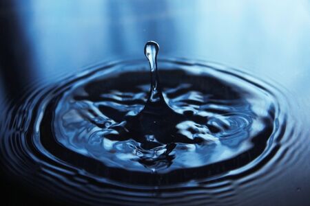 Beautiful splash of water drop on water surface - Droplet Photography