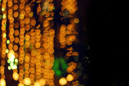 Beautiful background of bokeh lights