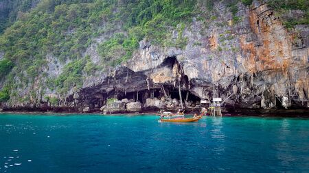 Beautiful And Peaceful Islands - Phi Phi Island, In Phi Phi, Thailand 22/11/2019のeditorial素材