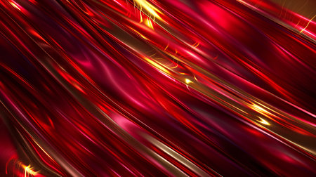 abstract red background with some smooth lines in it (3d render)の素材