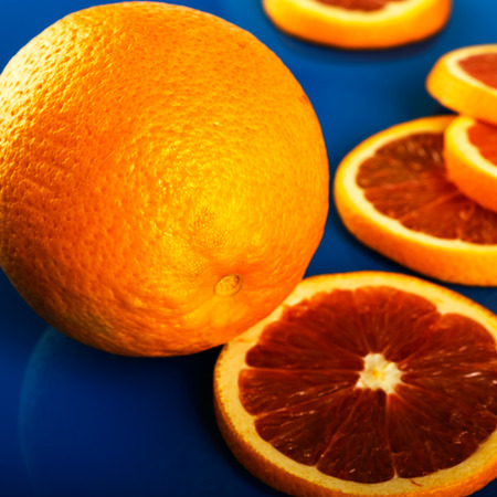 oranges closeupの写真素材