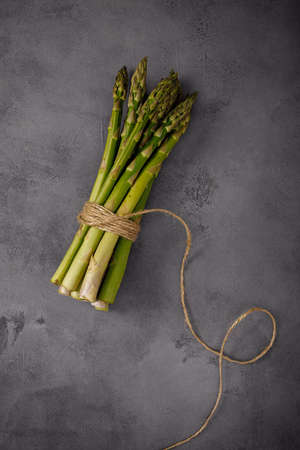 Asparagus. Ripe fresh asparagus. Cooking healthy mealsの写真素材