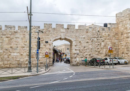 New Gate, Old City of Jerusalemのeditorial素材