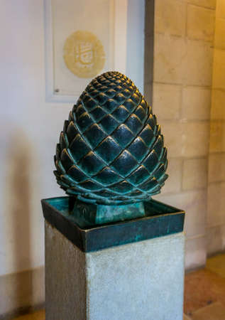 JERUSALEM, ISRAEL - MAY 12: Interior of the Dormition Abbey, outside the walls of the Old City on Mount Zion in Jerusalem, Israel on May 12, 2017のeditorial素材