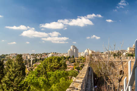 View of Jerusalem in Israelの写真素材