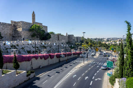 View of Jerusalem in Israelのeditorial素材