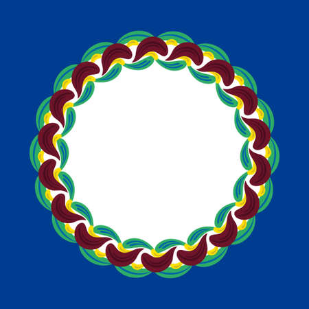 Swedish ethnic ornamentのイラスト素材