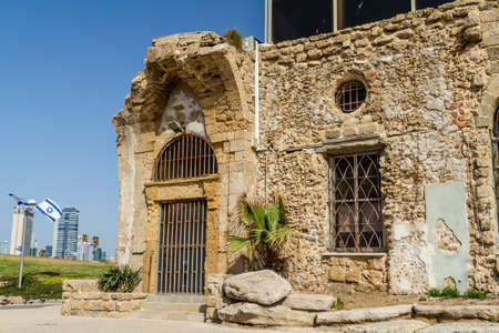 The Etzel musuem on the promenade in Tel-Aviv.の写真素材