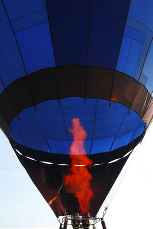 Hot air Balloon flameの写真素材