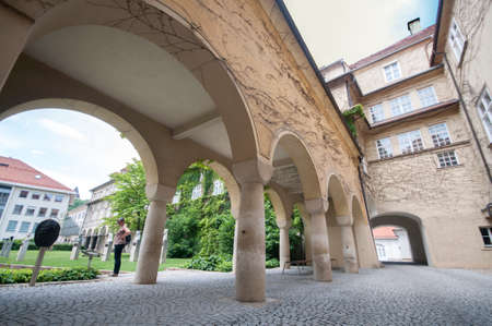 Graz Castle - Grazer Burg, Graz, Austira, Europe, Junde 2017のeditorial素材