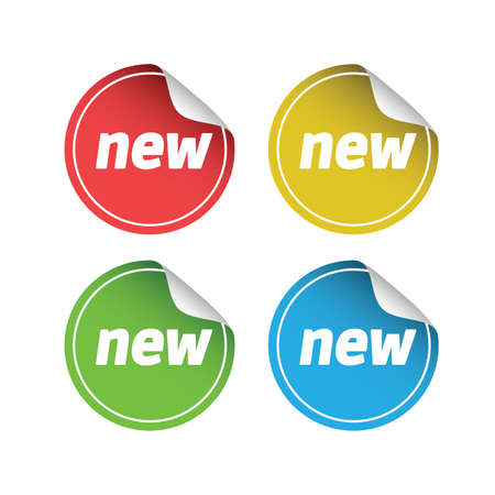 New Stickersのイラスト素材