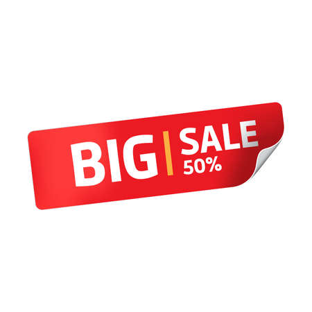 Big Sale 50 Stickerのイラスト素材