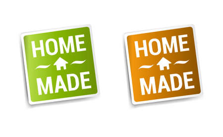 Homemade Stickersのイラスト素材