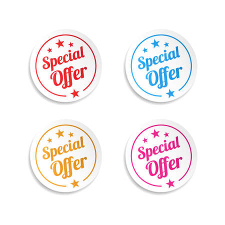 Special Offer Stickersのイラスト素材