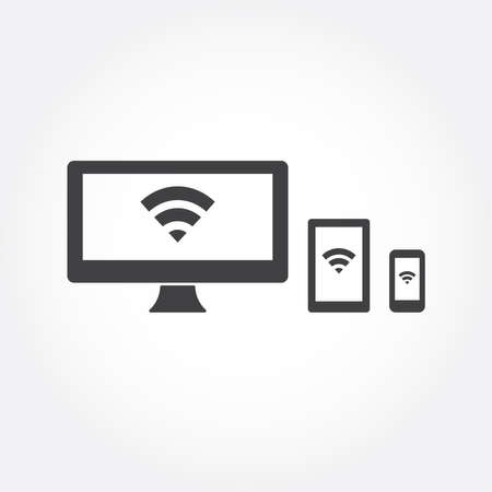 Wi-fi Devicesのイラスト素材