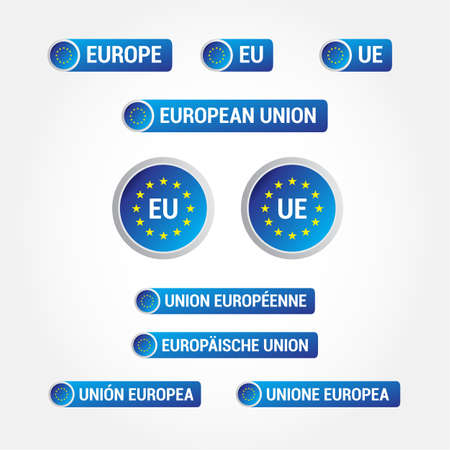 European Union Labelsのイラスト素材