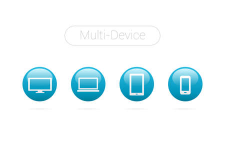 Multi-Device iconsのイラスト素材