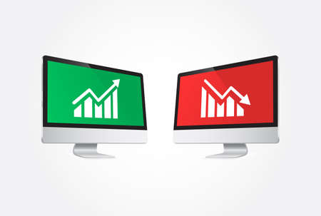 Computer Statsのイラスト素材