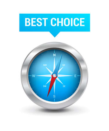 Compass  Best Choice Tagのイラスト素材