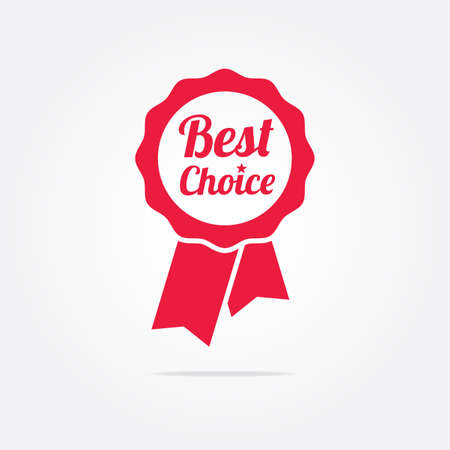 Best Choice Ribbonのイラスト素材