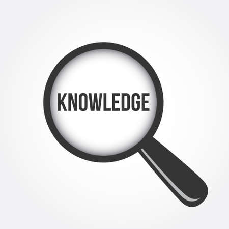 Knowledge Magnifying Glassのイラスト素材