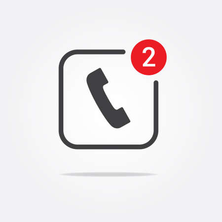 Call Notification Iconのイラスト素材