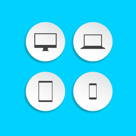 Responsive Cross-Platform Devicesのイラスト素材