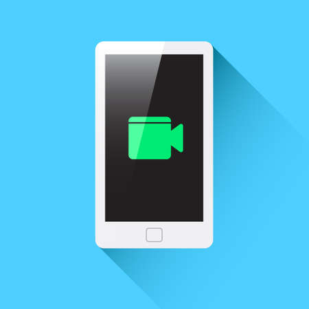 Phone Video Call Iconのイラスト素材