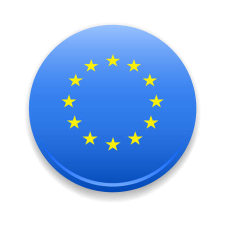 Europe EU Round Iconのイラスト素材