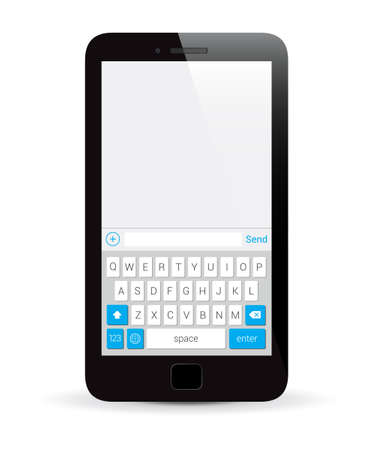 Phone Keyboardのイラスト素材