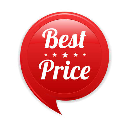 Best Price Red Labelのイラスト素材