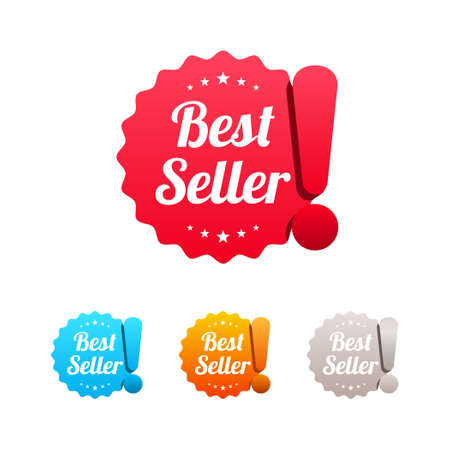 Best Seller Labelsのイラスト素材